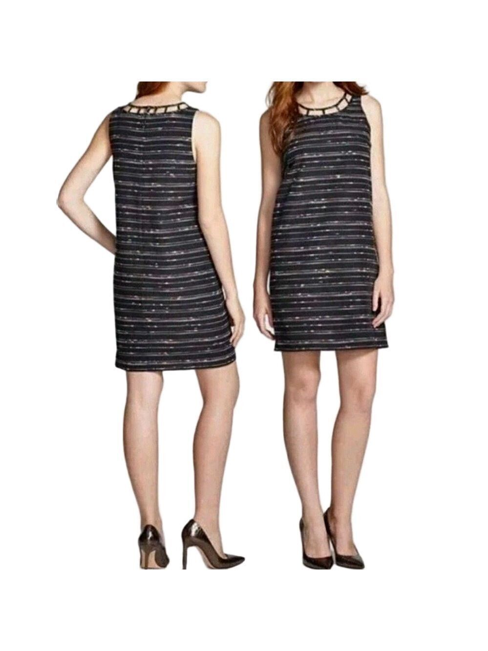 VINCE CAMUTO Caged Neck Sheath Dress